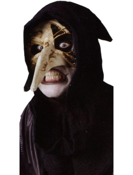 Венецианская маска (чёрный/белый)