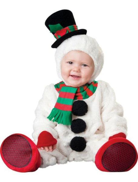 Карнавальный костюм снеговичка для малышей