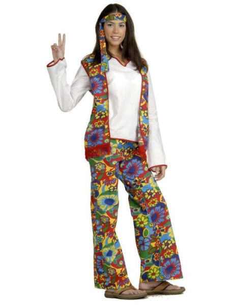 Карнавальный костюм Цветочный Хиппи взрослый
