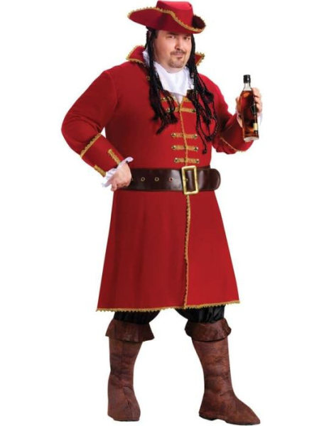 Карнавальный костюм пирата Капитан Чёрная борода взрослый