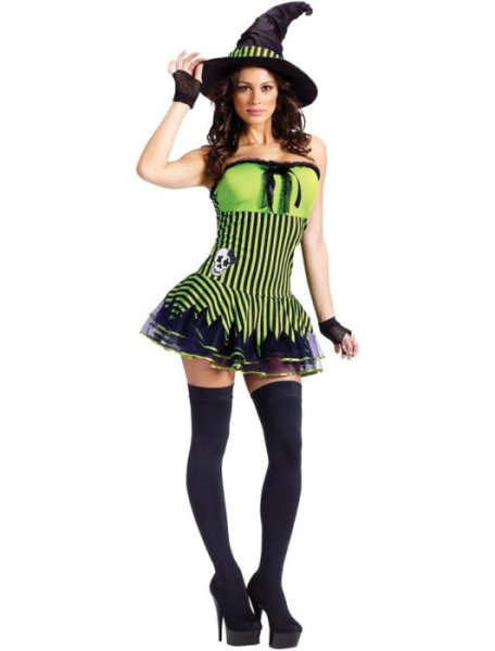 Карнавальный костюм Зелёная ведьма взрослый
