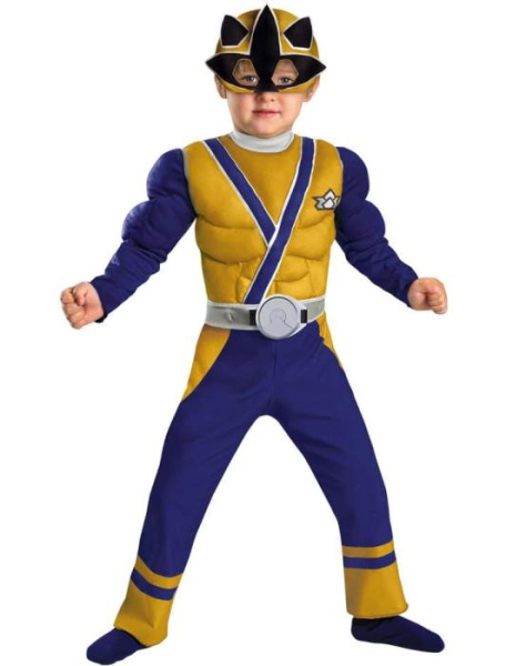 Костюм Жёлтый Рэйнджер Самураи для малышей