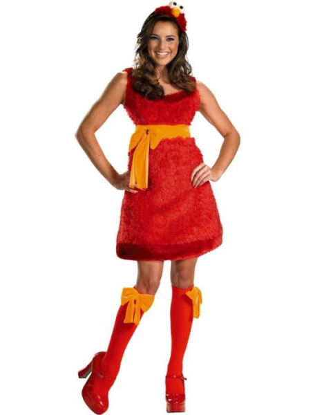 Костюм Элмо "Улица Сезам" взрослый