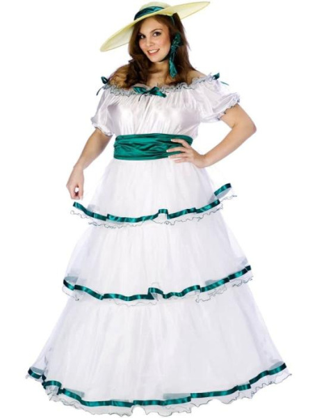 Карнавальный костюм Скарлет О'Хара большой