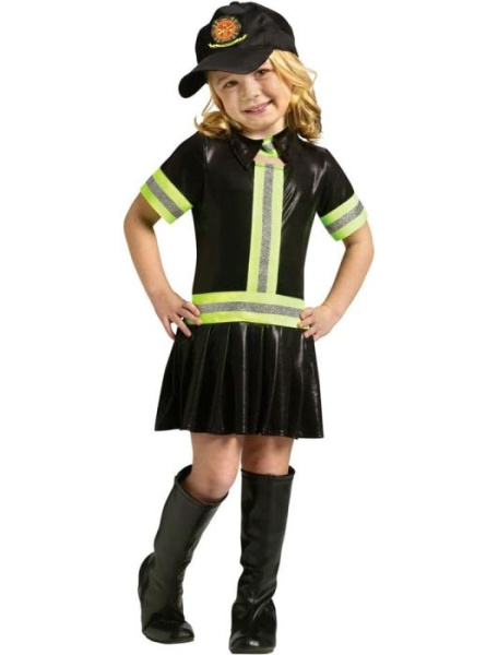Карнавальный костюм пожарного для девочки