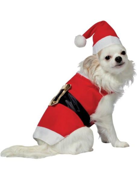 Костюм Санта Клауса для собаки