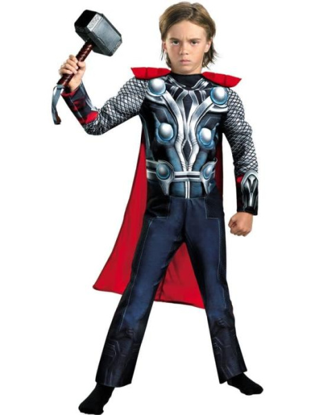 Костюм Тор с мускулами "Мстители" для малышей