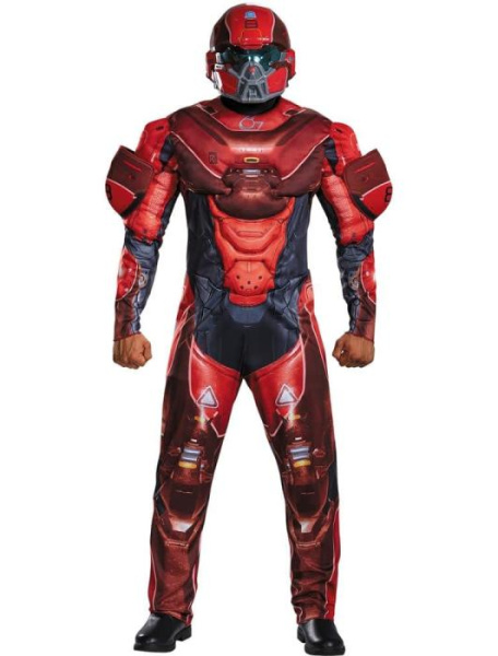 Карнавальный костюм Красный Спартанец Хало взрослый