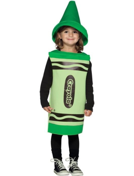 Карнавальный костюм CRAYOLA зелёный детский