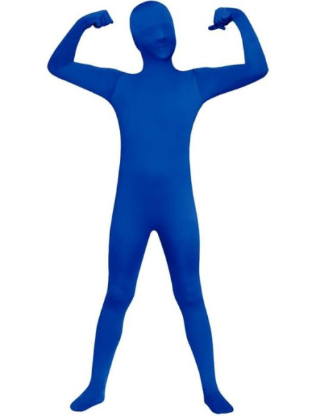 Карнавальный костюм кожа голубой детский