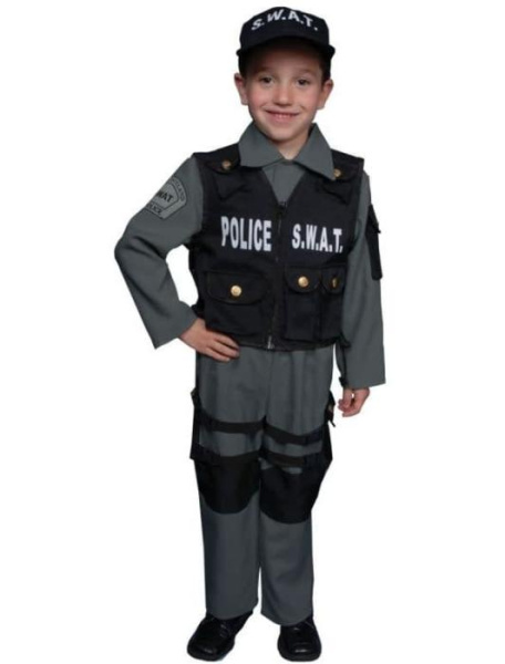 Карнавальный костюм полицейского S.W.A.T. Детский