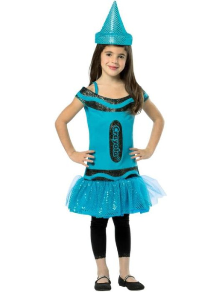 Карнавальный костюм карандаш Crayola голубой