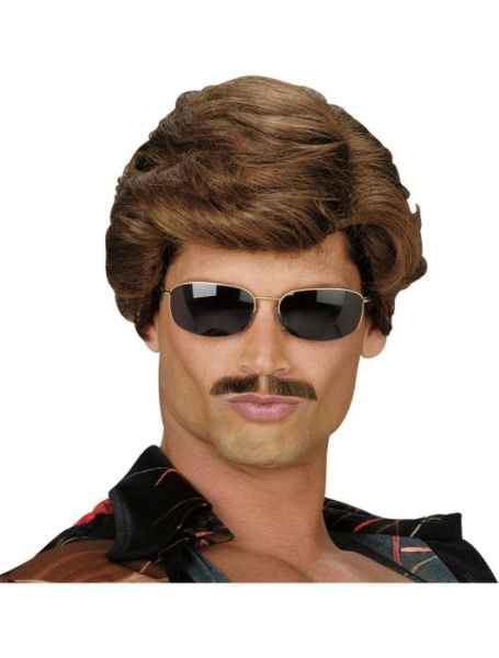 Тёмно-коричневый парик