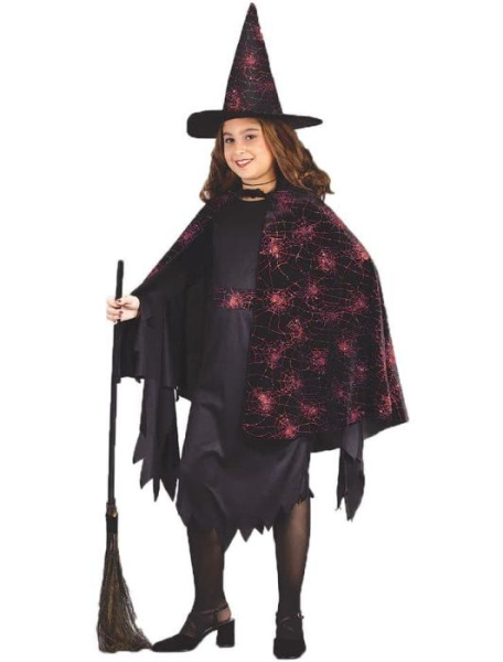 Карнавальный костюм симпатичной колдуньи детский