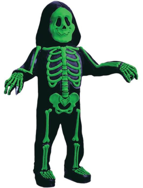 Карнавальный костюм светящегося Скелета
