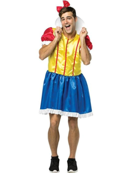 Карнавальный костюм Смешная Белоснежка взрослый