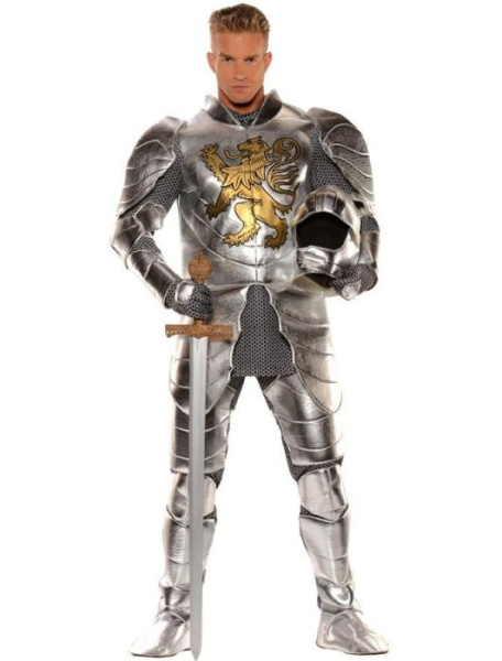 Карнавальный костюм Рыцарь в сияющих доспехах взрослый
