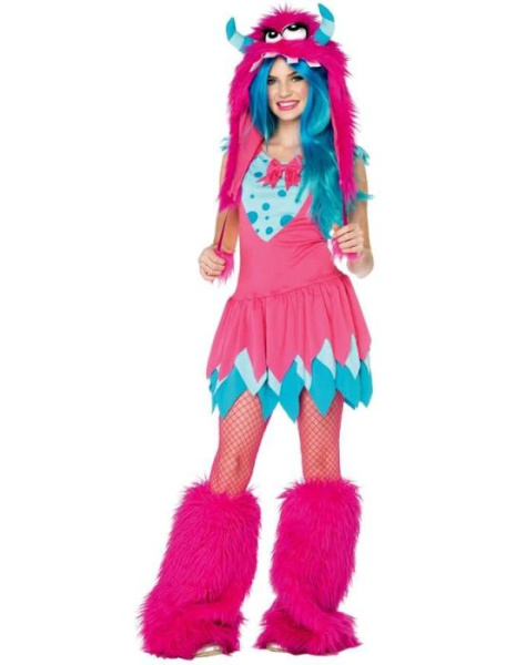 Карнавальный костюм девушки монстра подростковый