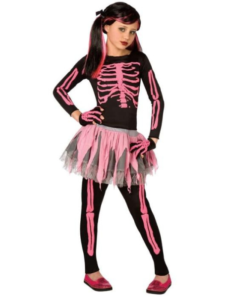 Костюм Панк скелет детский