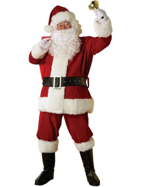 Карнавальный костюм Санты плюшевый