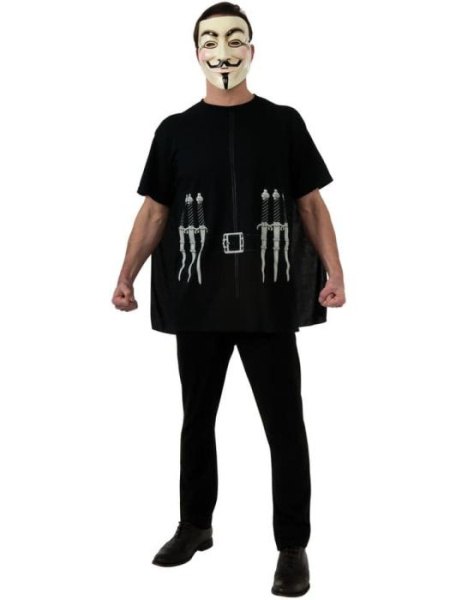 Костюм V значит Vendetta взрослый