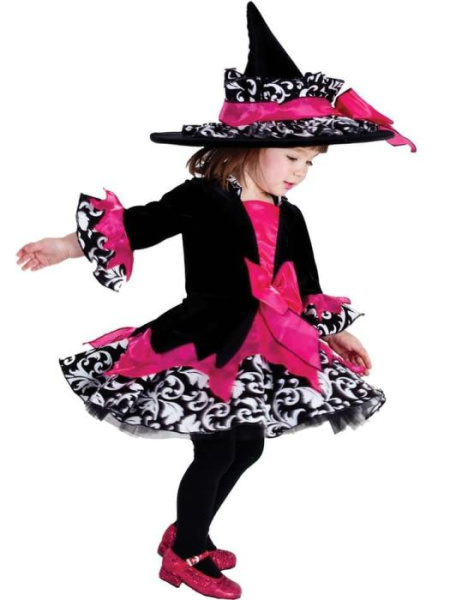 Карнавальный костюм Розовая ведьма детский