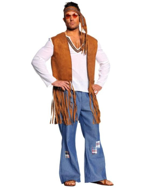 Карнавальный мужской костюм в стиле хиппи
