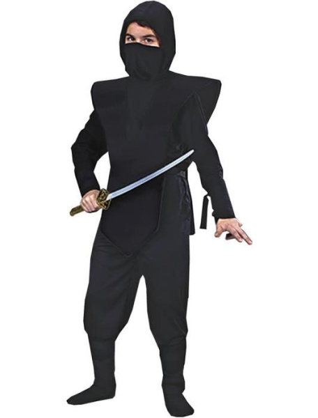 Карнавальный костюм черного Ниндзя детский