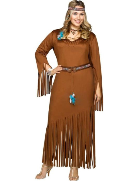 Карнавальный костюм Принцесса Покахонтас большой