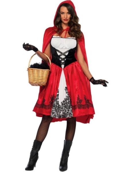 Карнавальный костюм Очаровательная Красная шапочка взрослый