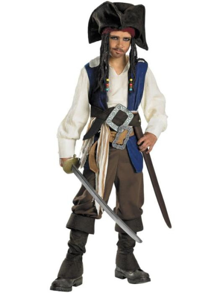Костюм капитан Джек Воробей "Пираты Карибского моря 4" детский