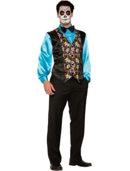 Жилет "День мертвых" взрослый