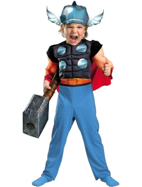 Карнавальный костюм Тор с мускулами детский