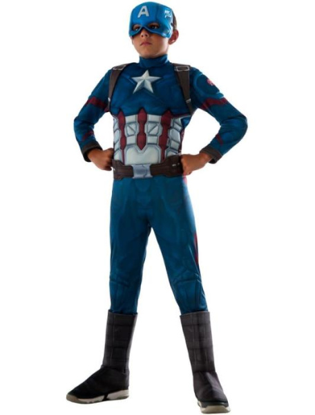 Карнавальный Капитан Америка "Гражданская война" детский