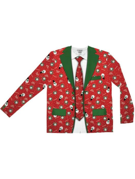 Рождественский пиджак-футболка