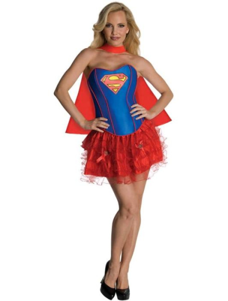 Карнавальный костюм Прекрасная супергёрл взрослый