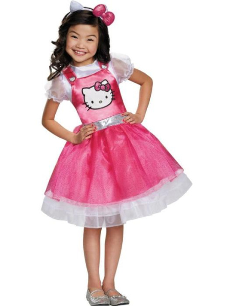 Карнавльный костюм Хело Киттти розовый детский
