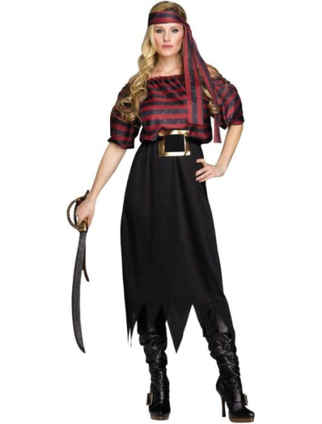 Карнавальный костюм Пиратка разбойница взрослый