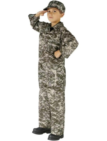 Карнавальный костюм военного детский