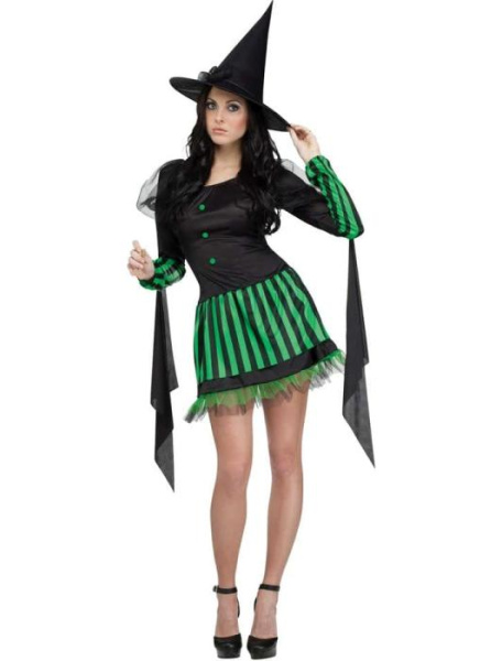 Карнавальный костюм Полосатой ведьмы взрослый