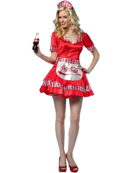 Карнавальный костюм Кока Кола взрослый