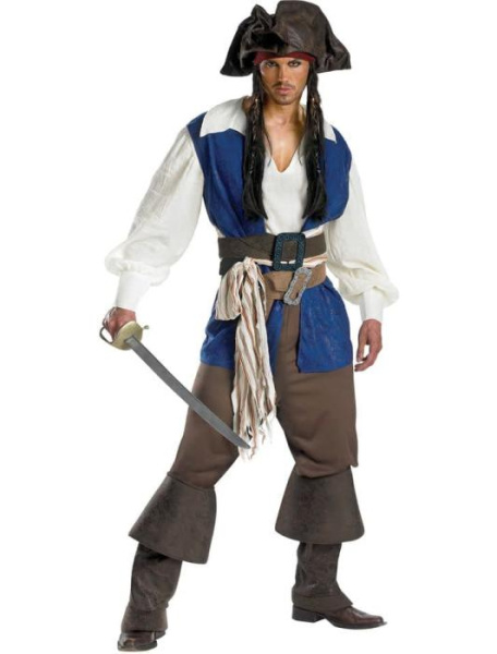 Карнавальный костюм Джека Воробья роскошный