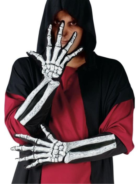 Перчатки Скелеты взрослые