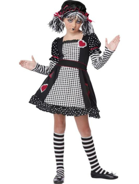 Карнавальный костюм Тряпичная кукла Долли детский