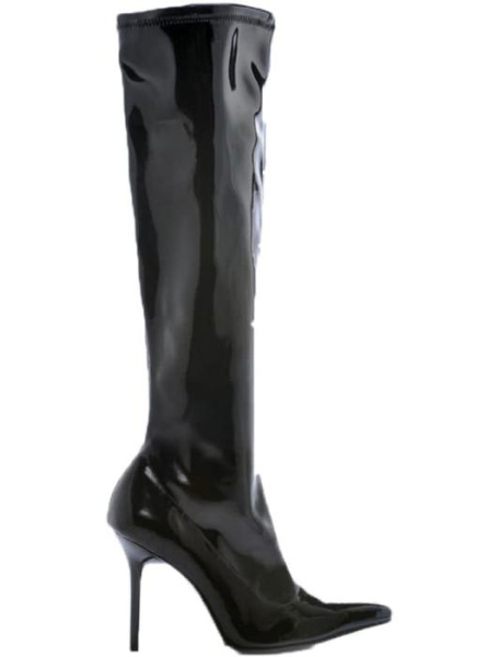 Сапоги на каблуке Секси Эмма чёрные