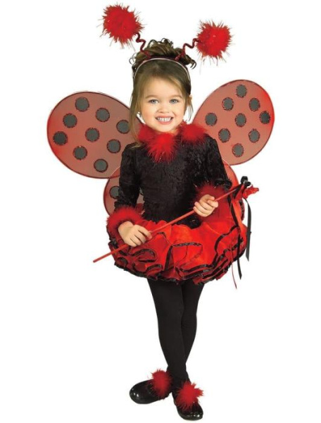 Красивый костюм Божья коровка детский