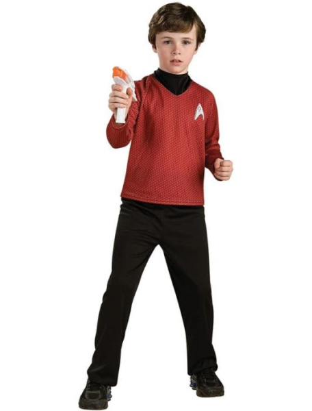 Костюм Звёздный путь красный детский