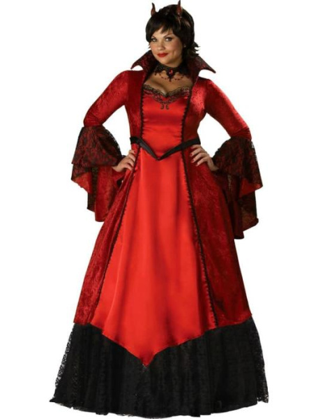 Карнавальный костюм Яркая дьяволица большой