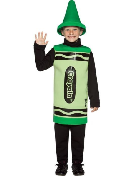 Костюм зелёный карандаш Crayola детский