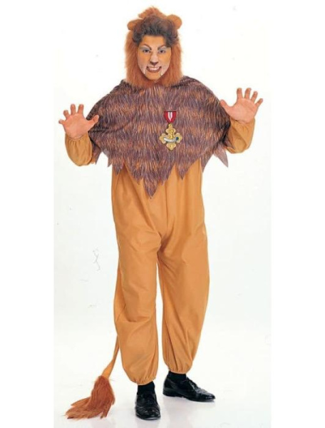 Костюм Трусливый лев "Волшебник страны Оз" взрослый размер